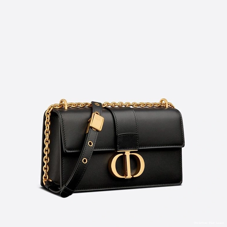 Cheap With 30 East-West Calfskin Chain Black Dior Montaigne Bag 0715 Luxury
